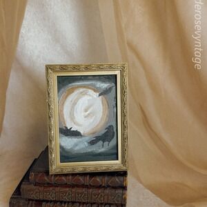 Full‎ Moon Raven Painting